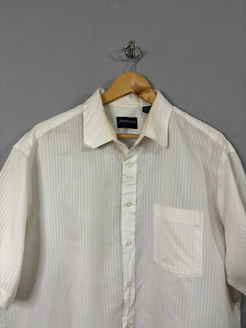 Half Sleeve Shirts Vintage Streetwear Manhattan
