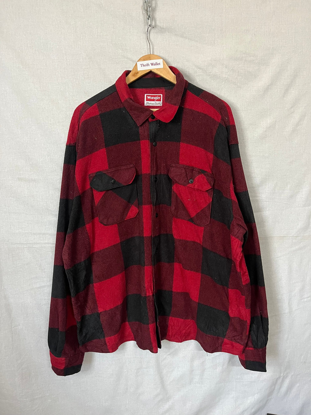 Flannel Shirt Vintage Streetwear Wrangler