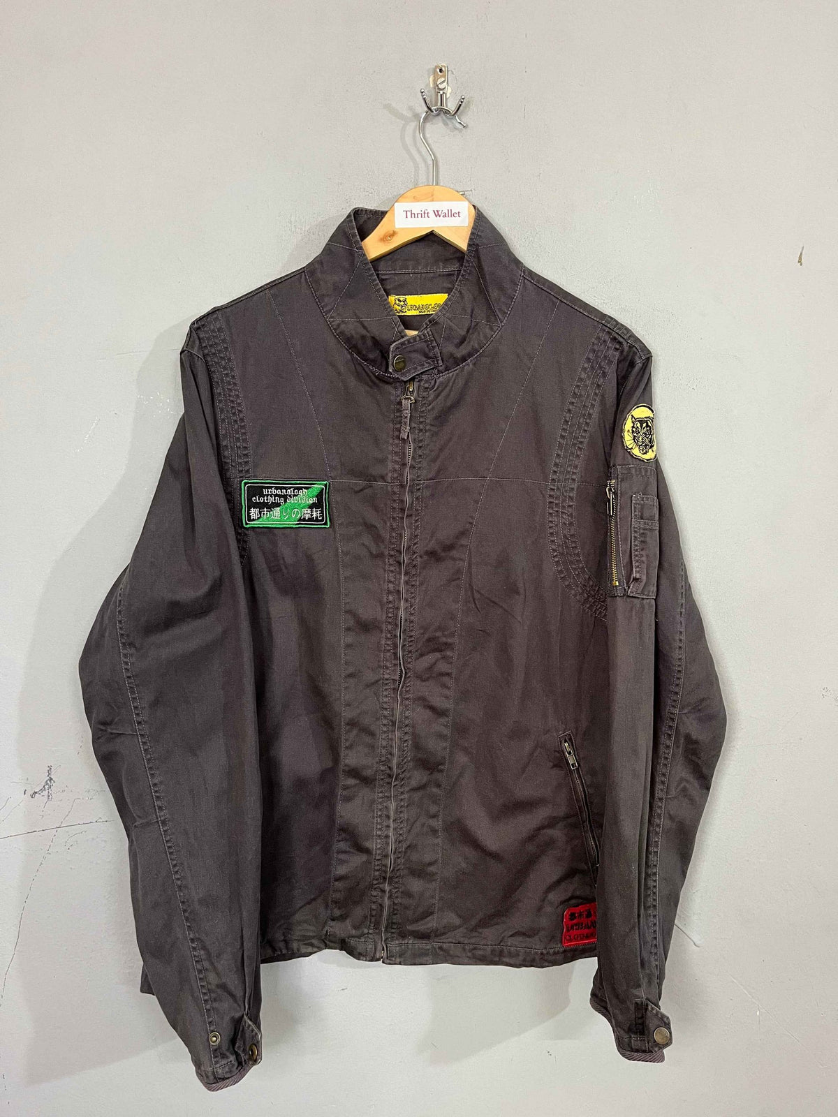 Jacket Vintage Streetwear Oversized Urbano logy