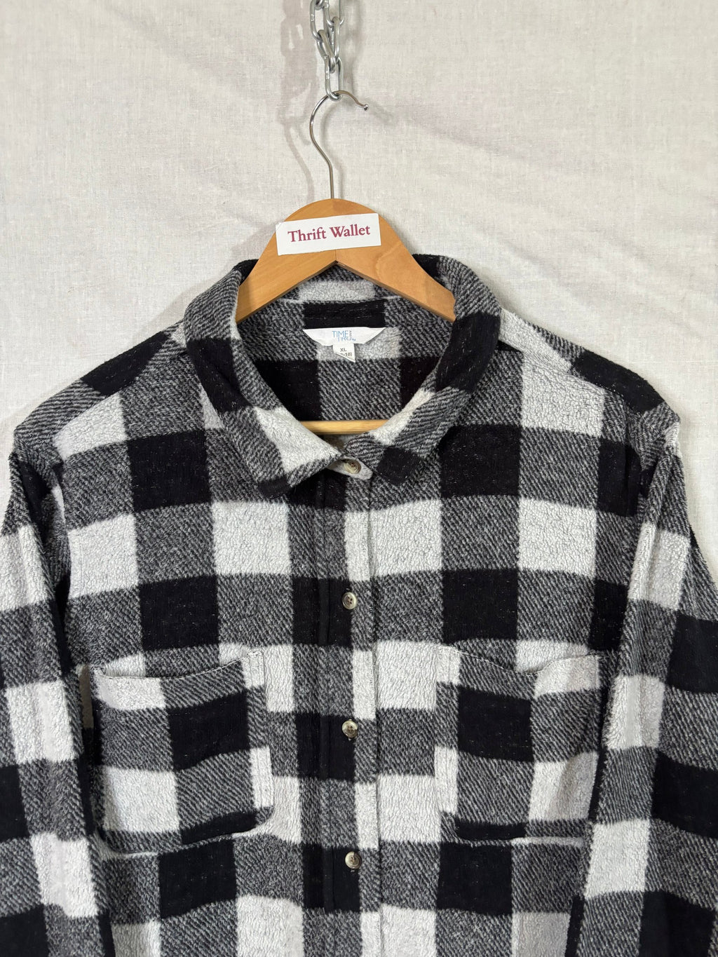 Flannel Shirt Vintage Streetwear Time Tru