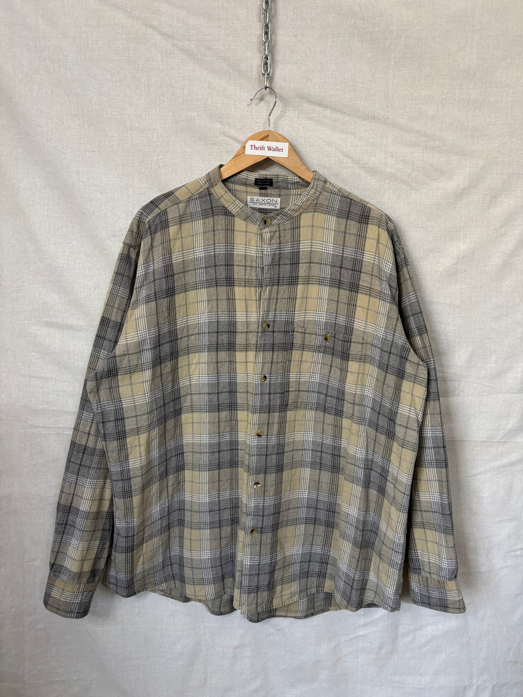 Flannel Shirt Vintage Streetwear Saxon
