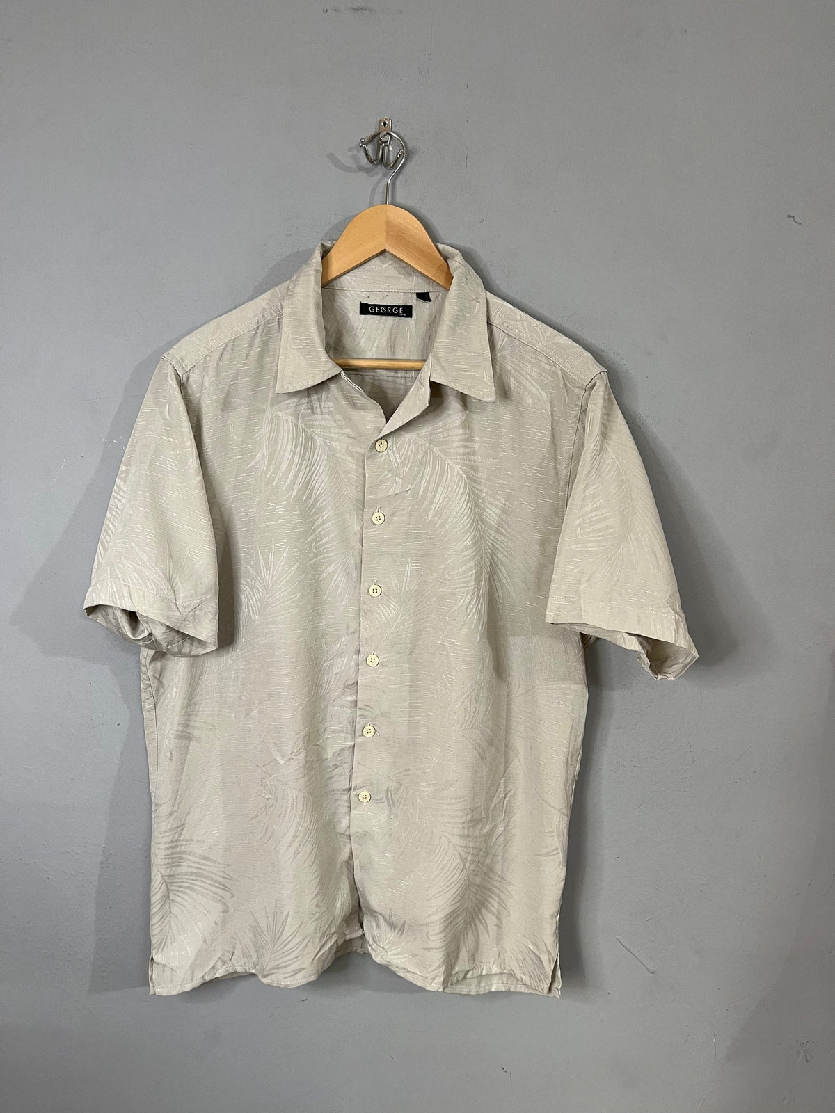 Half Sleeve Shirts Oversized Streetwear GEGRGE