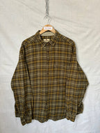 Flannel Shirt Vintage Streetwear Wool rice