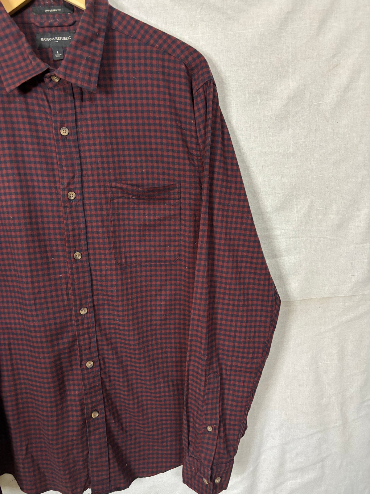 Flannel Shirt Vintage Streetwear Banana Republic