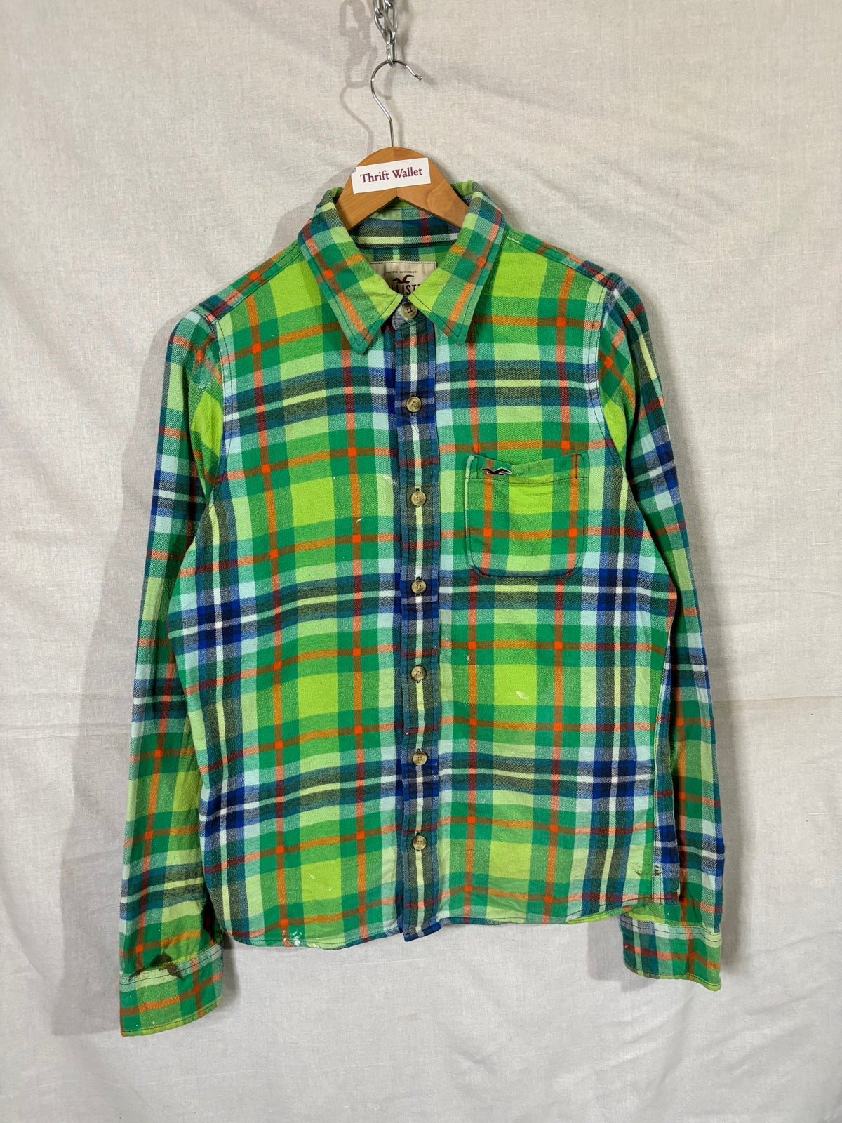 Flannel Shirt Vintage Streetwear Hollister