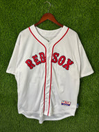 Baseball Jerseys Vintage Streetwear Red sox 34