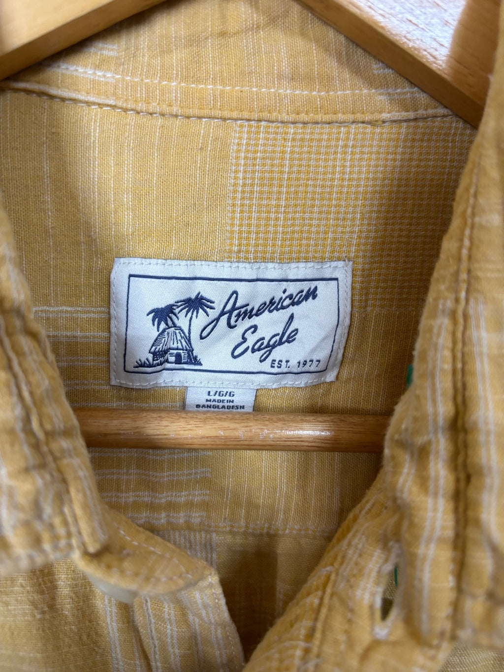 Half Sleeve Shirts Vintage Streetwear American Eagle