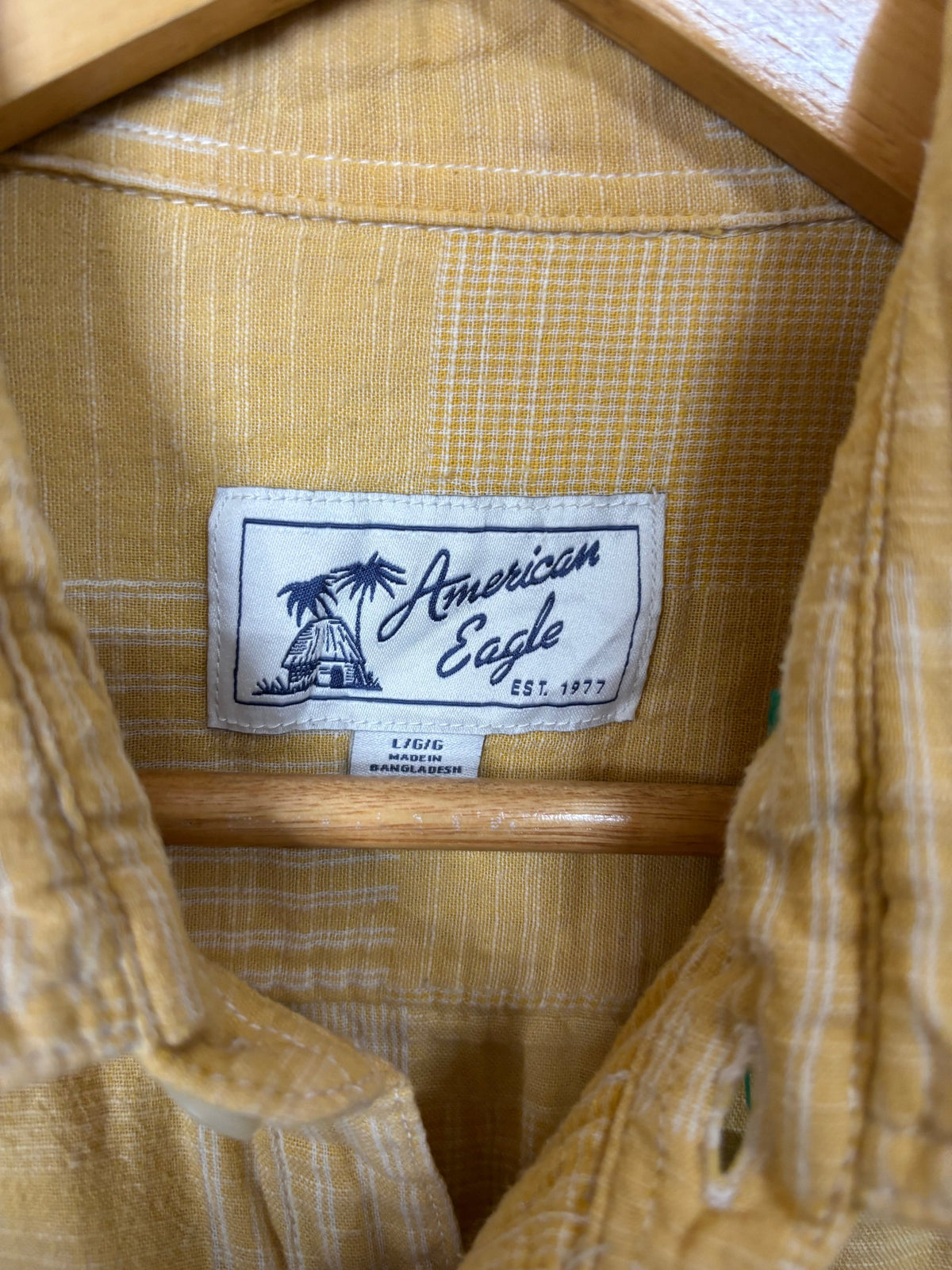 Half Sleeve Shirts Vintage Streetwear American Eagle