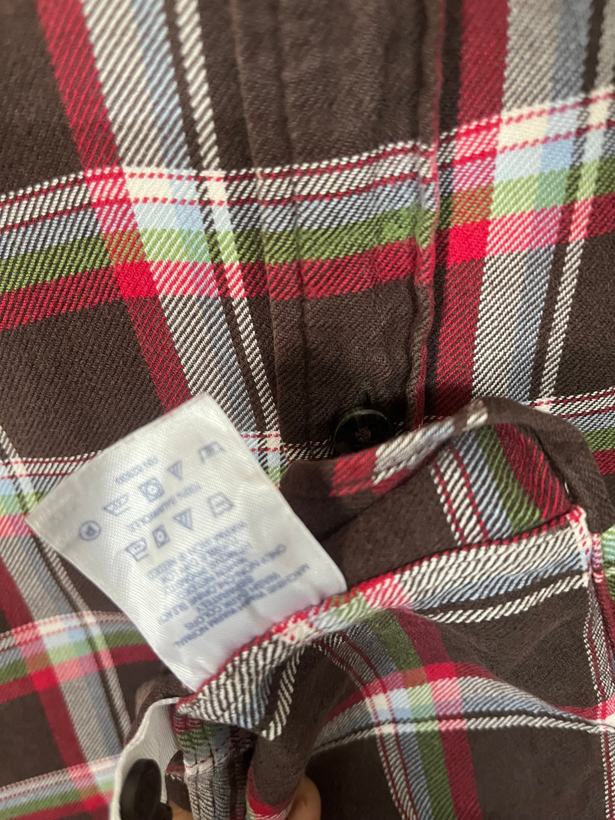 Flannel Shirt Vintage Streetwear Lands end