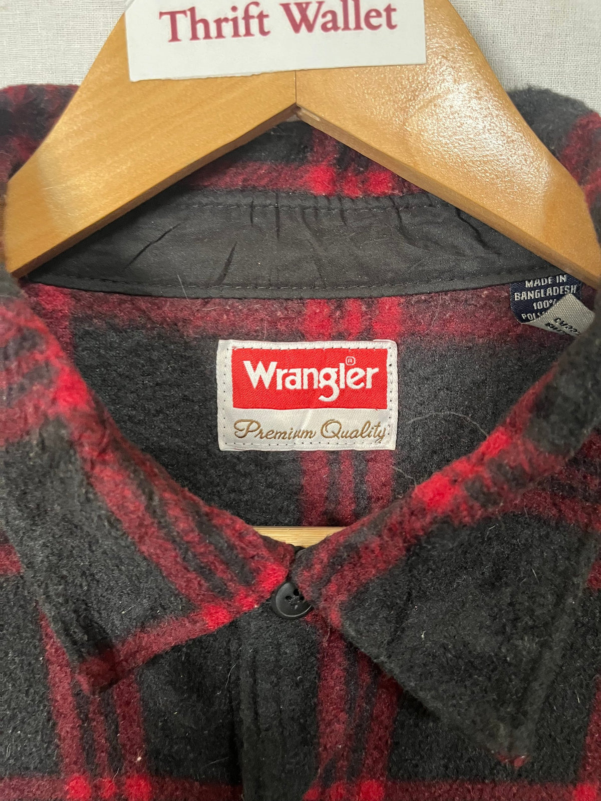 Flannel Shirt Vintage Streetwear Wrangler