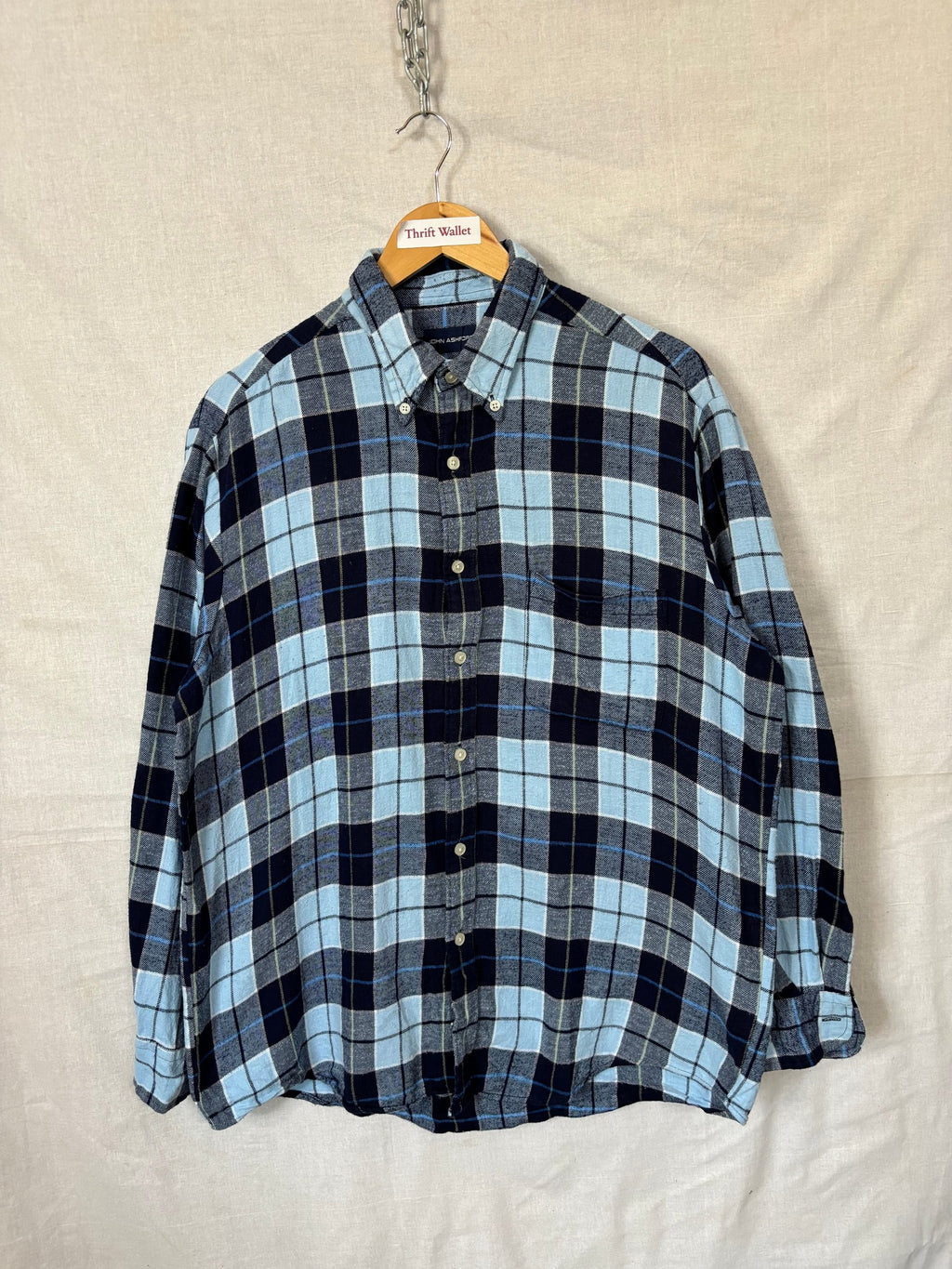 Flannel Shirt Vintage Streetwear John Ashford