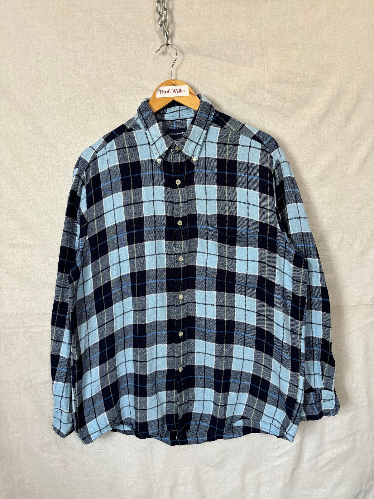Flannel Shirt Vintage Streetwear John Ashford