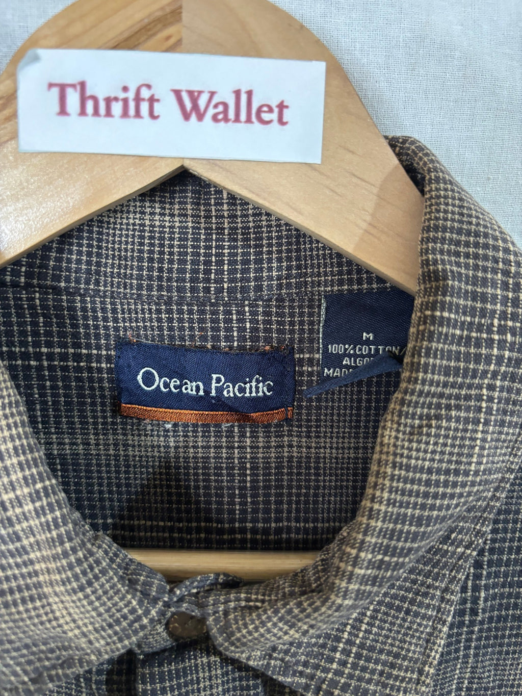 Flannel Shirt Vintage Streetwear Ocean Pacific