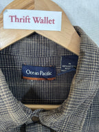 Flannel Shirt Vintage Streetwear Ocean Pacific