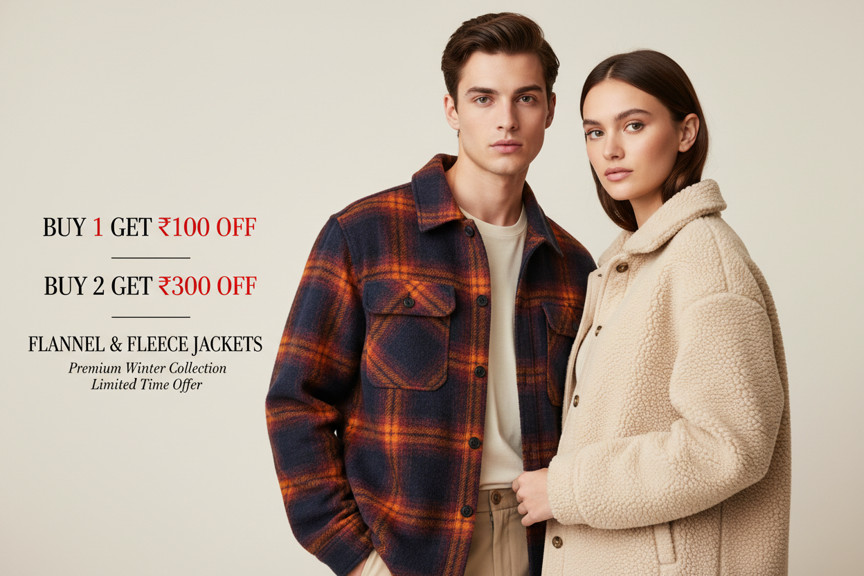Flannel & Fleece Jackets Sale