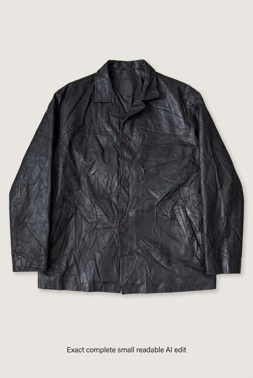 Franklin Allen leather jacket front preview