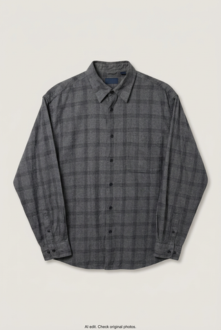 Flannel Shirt Vintage Streetwear IZOD