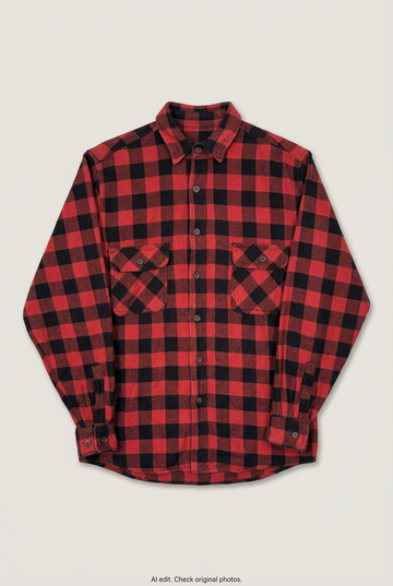 Flannel Shirt Vintage Streetwear Moose Creek