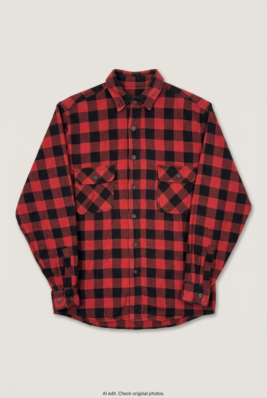 Flannel Shirt Vintage Streetwear Moose Creek