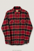 Front product view of Union House plaid flannel, flat lay