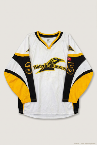 Ice Hockey Jerseys Vintage Streetwear Distressed - Waterloo Ravens