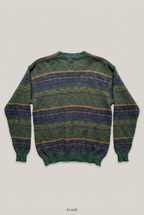 Gianni Alberti green patterned sweater back preview