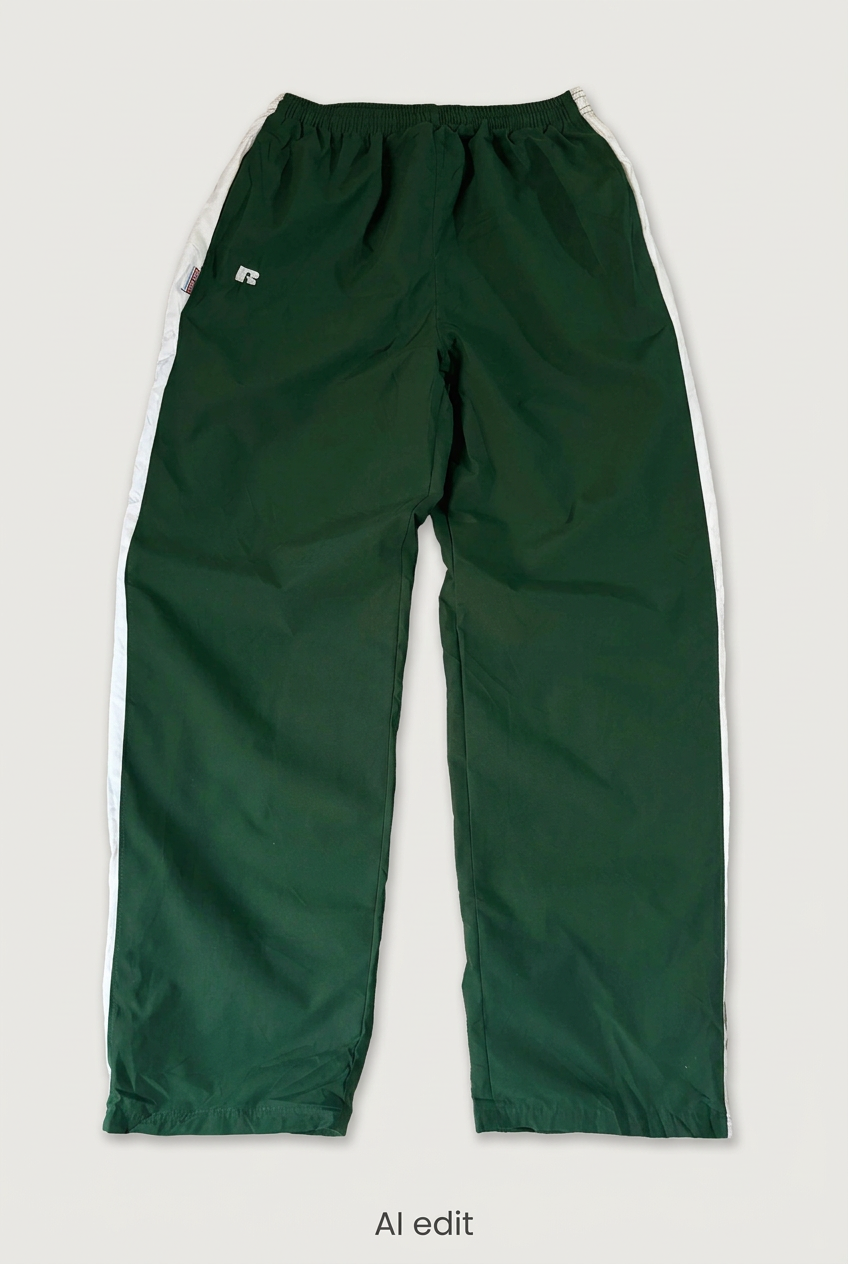 Green Russell trousers front preview