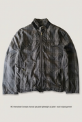 INC plaid jacket front preview