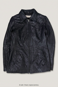 Jones New York leather jacket front preview