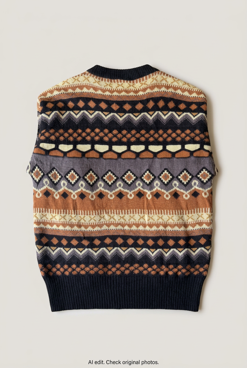 Meister patterned sweater back preview