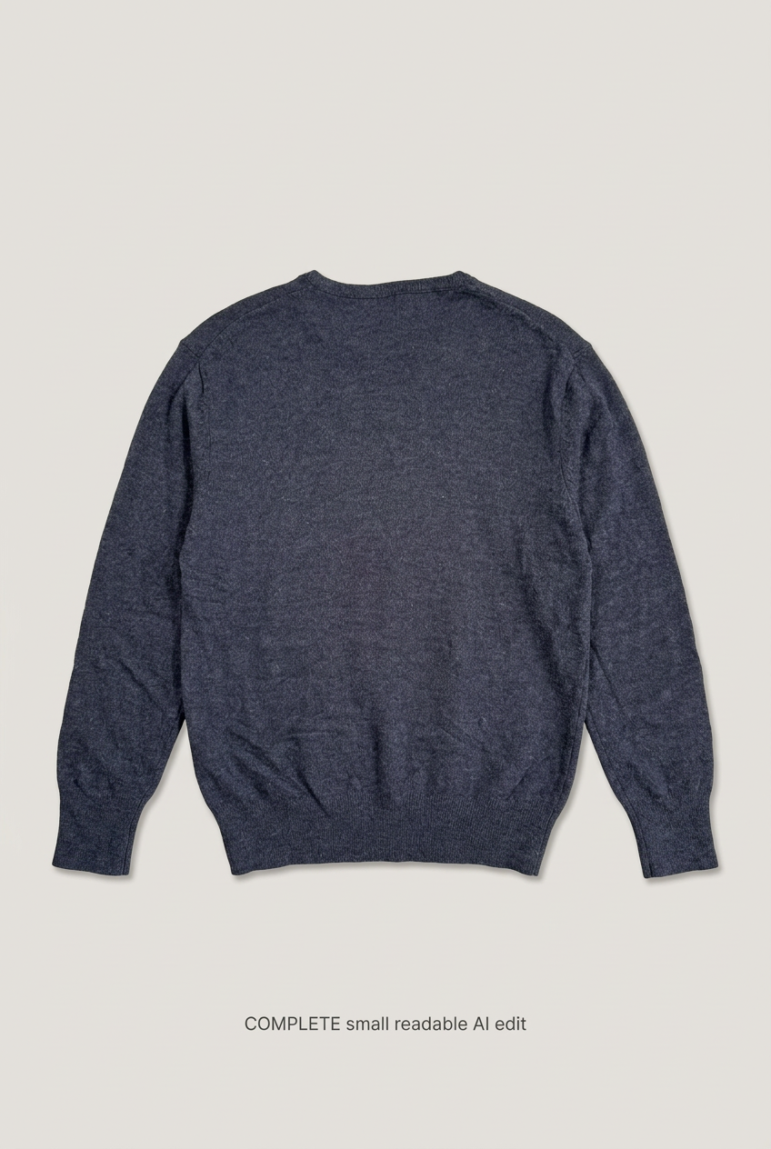Mervyn’s charcoal sweater back preview