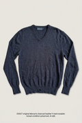 Mervyn’s charcoal V-neck sweater front preview