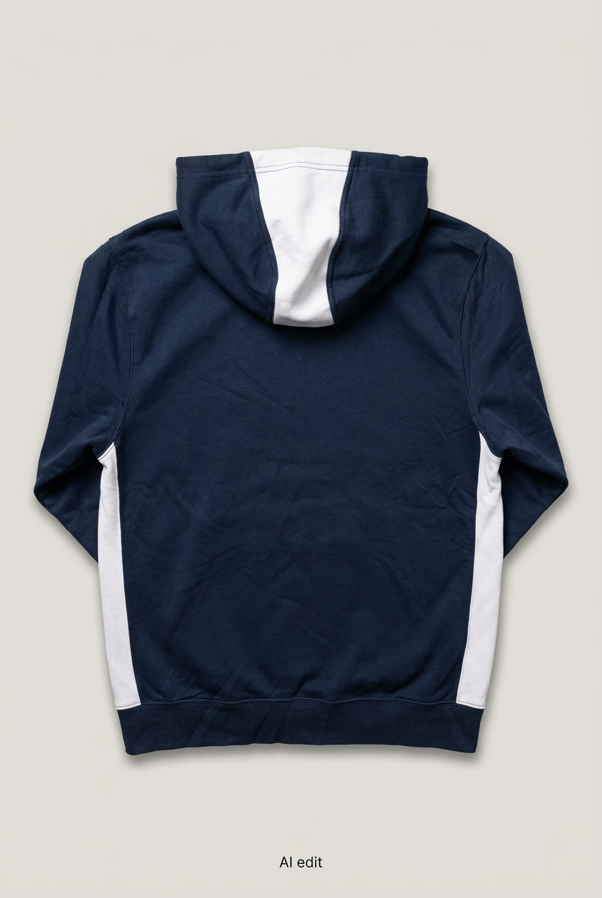 Navy Nike hoodie back preview