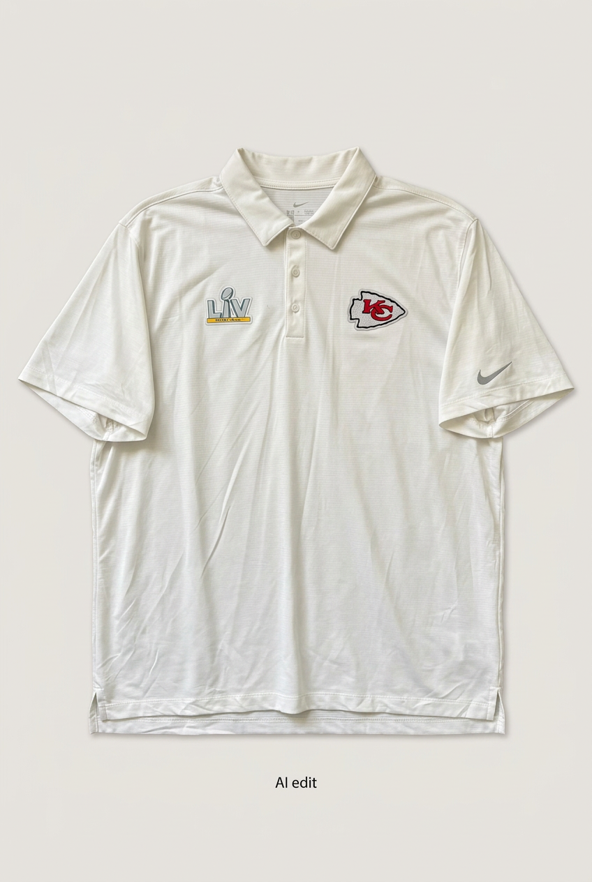 Nike Chiefs Super Bowl LIV polo front preview