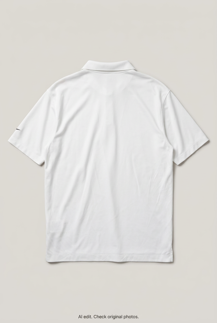 Nike Golf white polo back preview