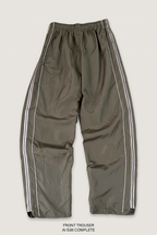 Olive-grey Wilson trousers front preview
