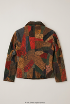 Patchwork animal-print jacket back preview
