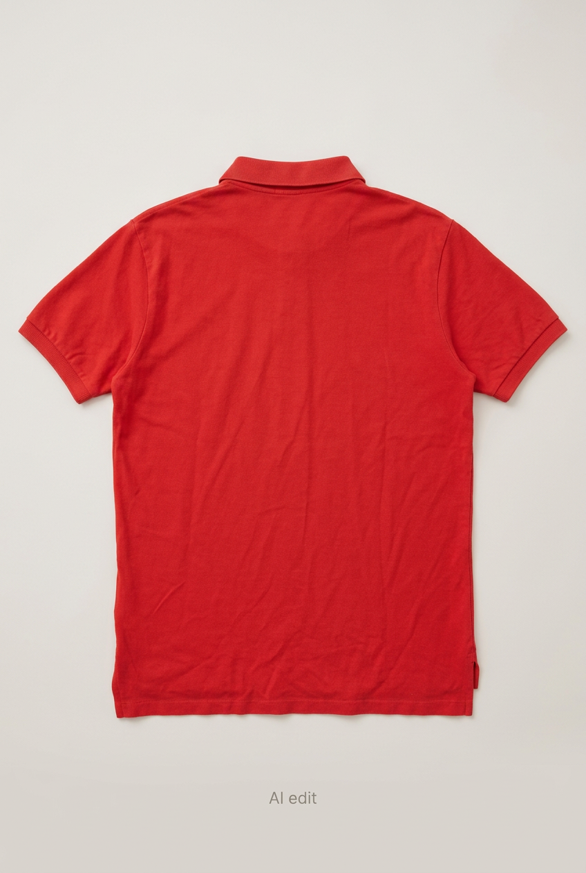Red Ralph Lauren polo back preview