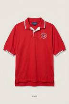 Red Tonix polo front preview