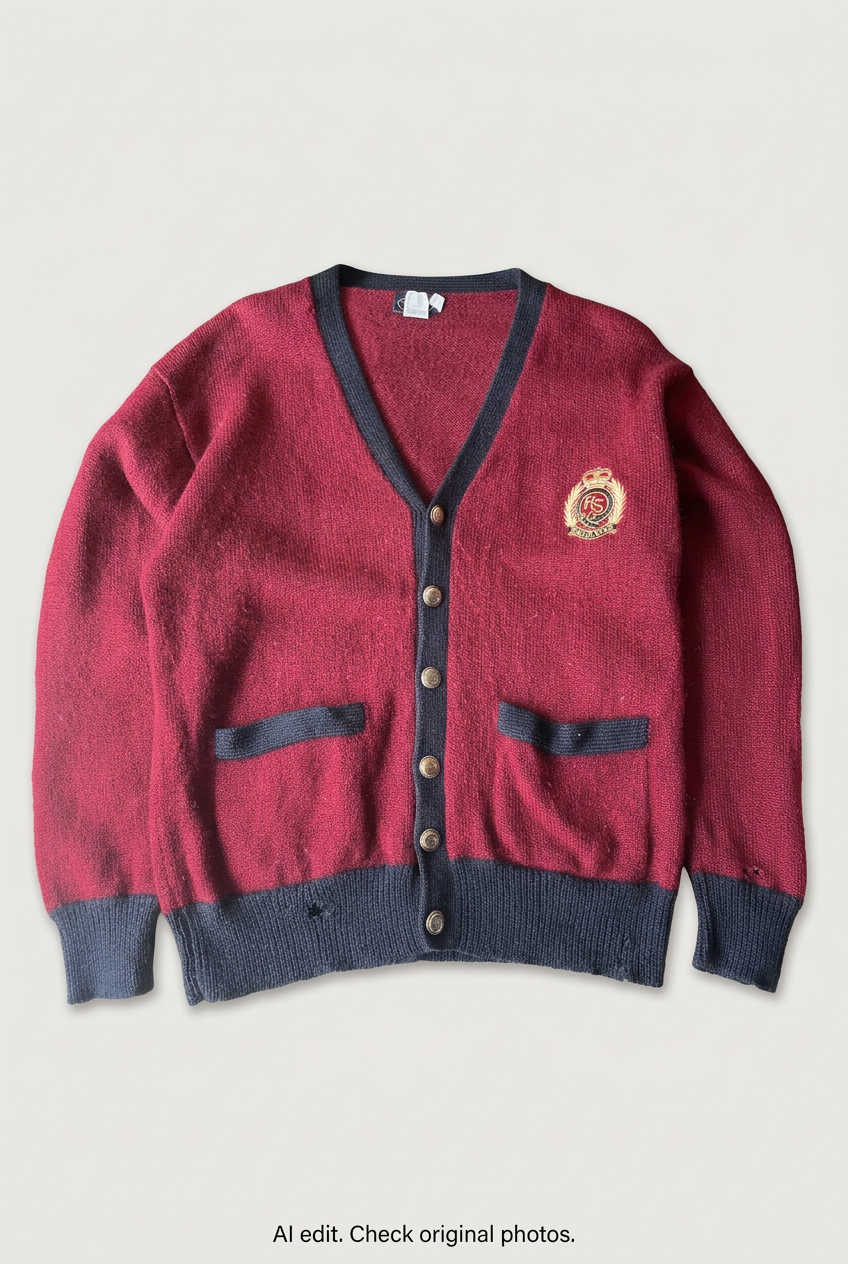 Regatta Sport burgundy cardigan front preview