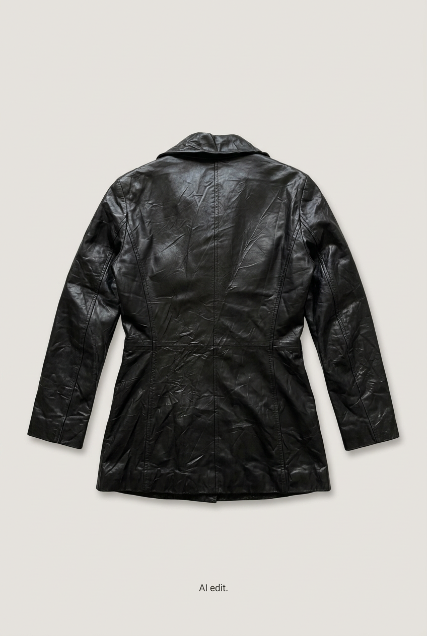 Revised Ellabee leather coat back preview