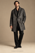 Revised men's leather coat styling preview