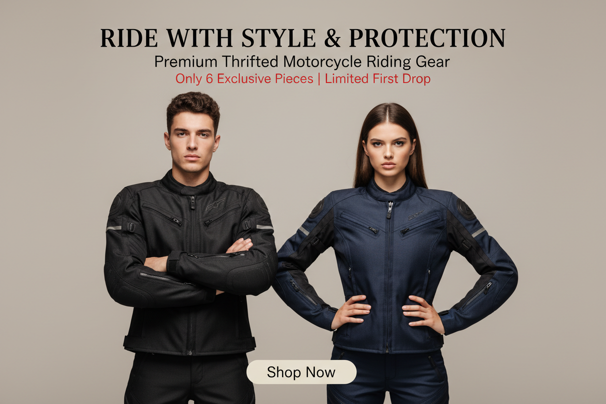 Ride With Style & Protection - Complete Banner