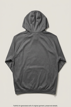 Russell grey hoodie back preview