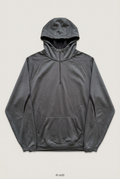 Russell grey quarter-zip hoodie front preview