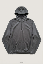 Russell grey quarter-zip hoodie front preview