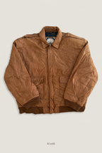Tan Paris Sport Club jacket front preview