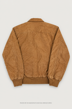 Tan Rock Creek jacket styled back view