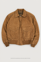 Tan Rock Creek jacket styled front view
