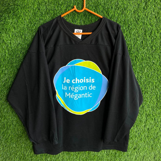 JE CHOISIS (Oversized Full Sleeve Ice hockey T Shirt or jersey unisex)